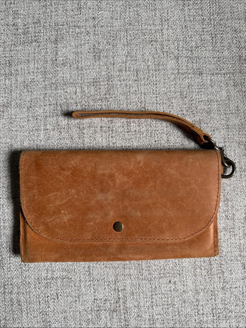 ABLE leather clutch wallet